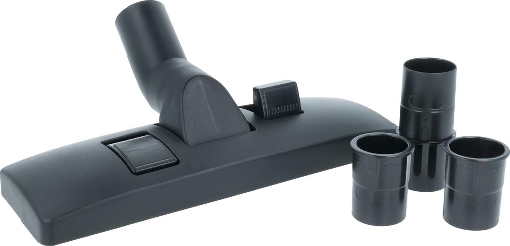 vhbw Bodendüse Typ 32 für Teppiche kompatibel mit Rowenta Staubsauger mit 30 mm, 32mm, 35 mm Rundanschluss, inkl. Adapter, 2x Fadenheber