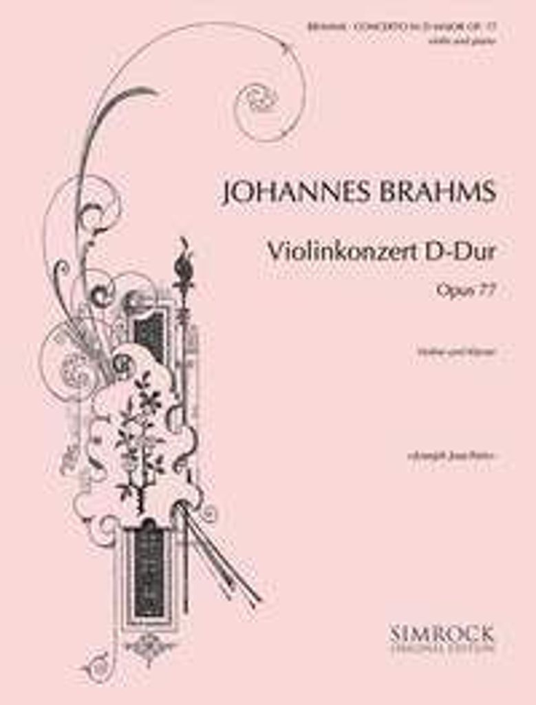 Violinkonzert D-Dur op. 77 - Brahms, Johannes - Musiknoten