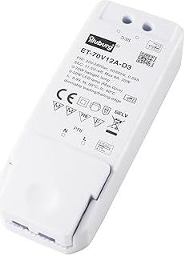 Trafo 12V AC Dimmbar Triac 70W für MR11 MR16 G4 GU5.3 GY6.35 LED Halogen Netzteil Treiber Transformator Vorschaltgerät Driver