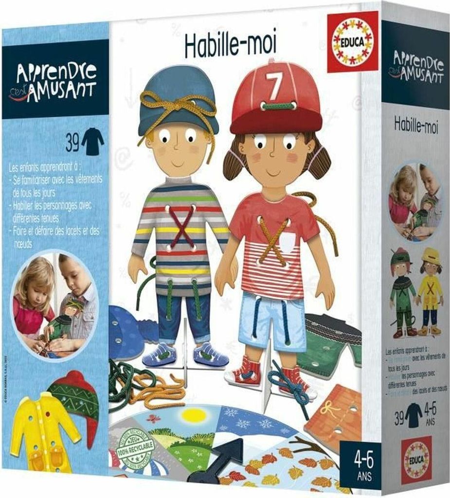 Educa Educa Habille-Moi Lernspiel (FR)