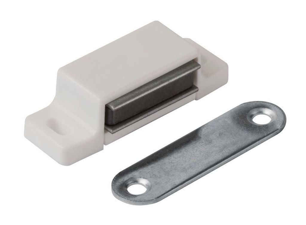 Walteco Nábytkový magnet, nosnost 3-4 kg, bílý, 2 ks Obrázek produktu 