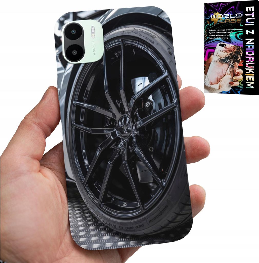 Fall Für Xiaomi Redmi A1 - Felge Sportwagen Auto Fan + Glas