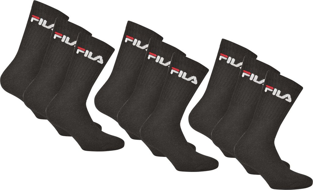 Fila Calze sportive da tennis nere, paia