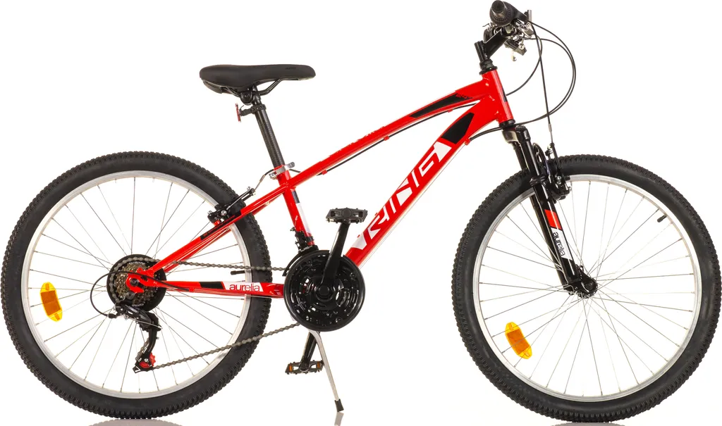 Vélo de loisir 24 pouces Dino Bikes rouge suspension pour adolescent