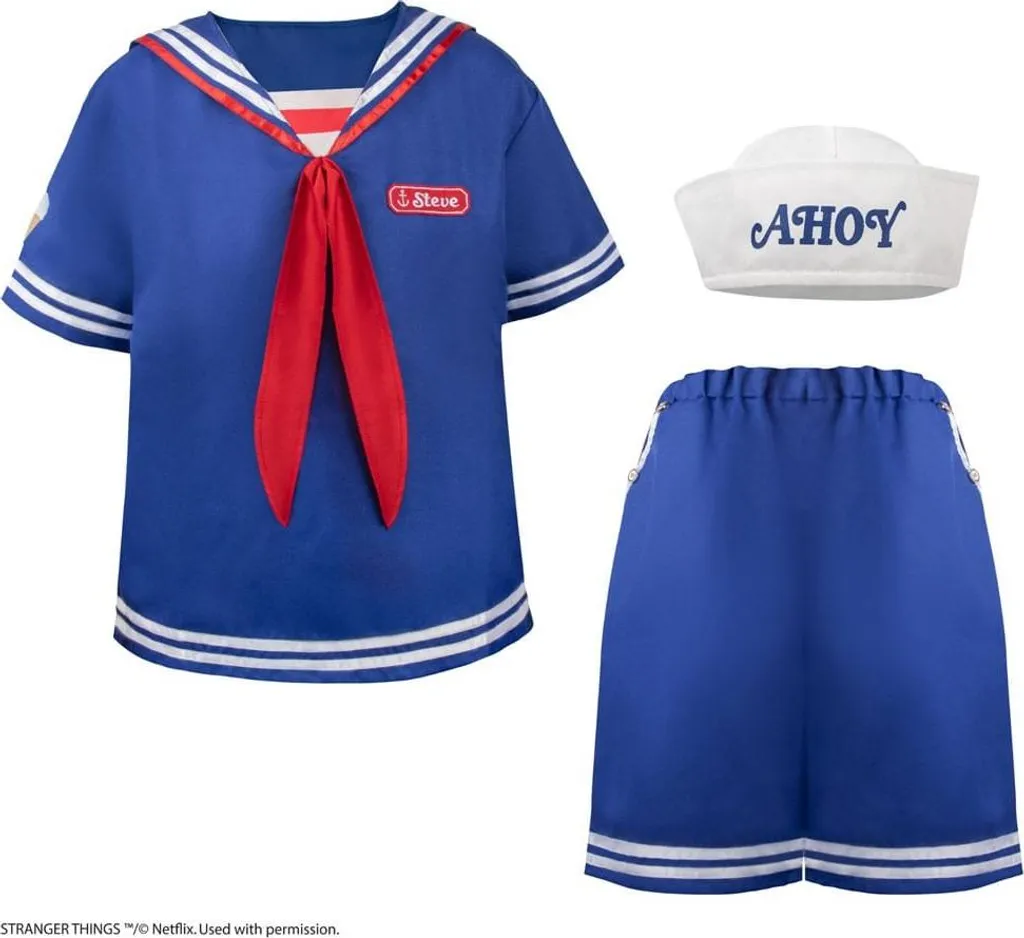 Déguisement Steve Harrington pour Halloween et Cosplay - Set Scoops Ahoy