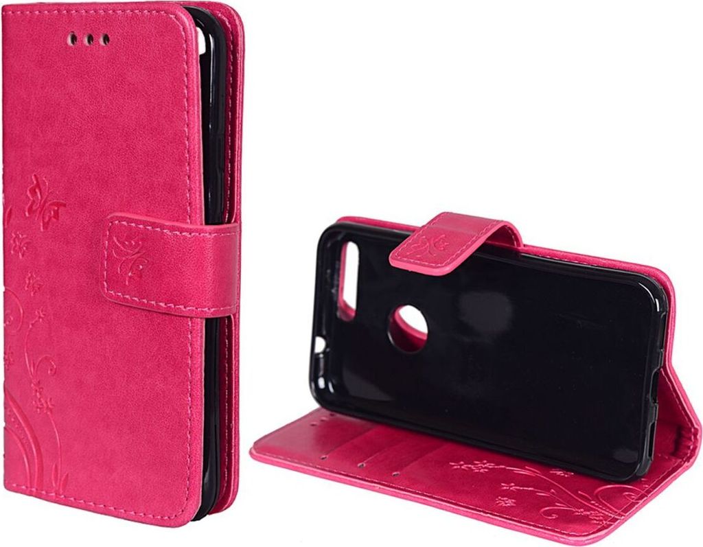 Schutz Hülle Blumen für Handy Google Pixel Pink Produktbild 