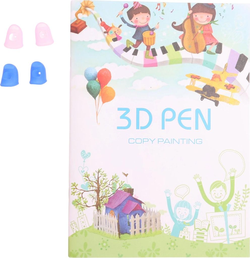 3D-Stift-Druck-Zeichenbuch,wiederverwendbare bunte 40 Produktbild 