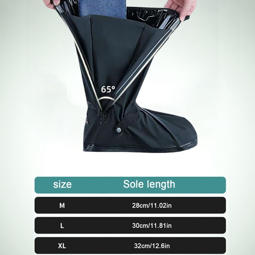 SGEBEST Regenstiefel, wasserdichte Schnürsenkel, Produktbild 6