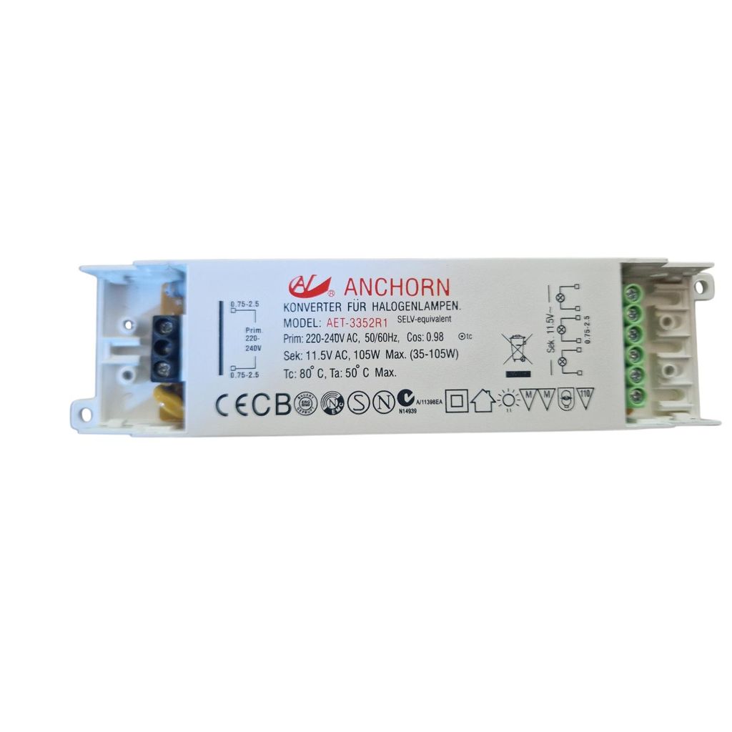 Sompex Anchorn AET-3352R1 Halogen 12V Ersatztrafo 35-105W – Produktbild 
