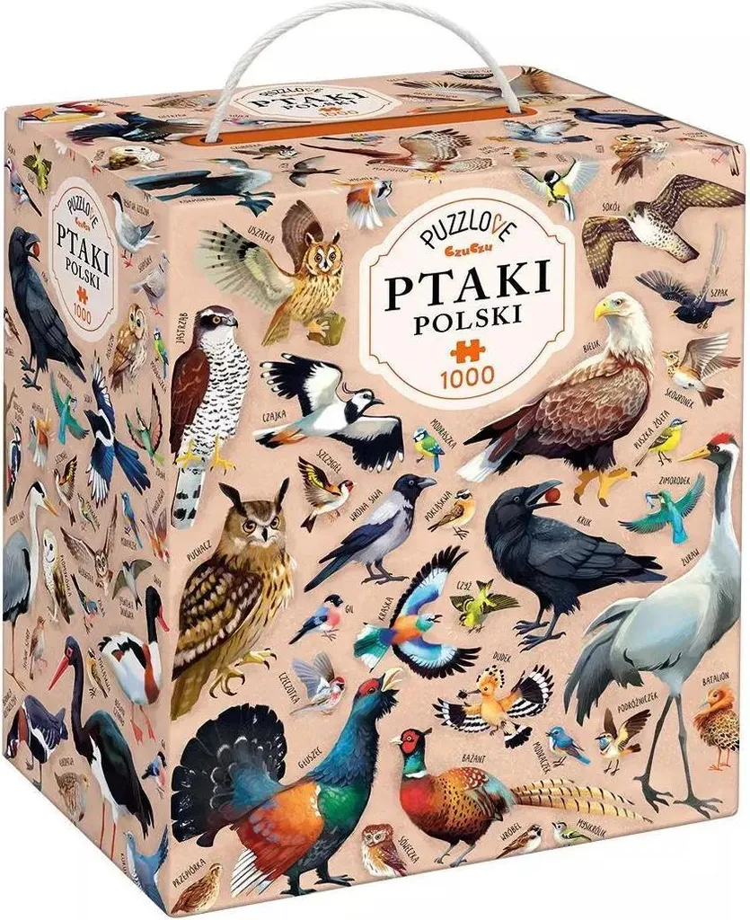Puzzle 1000 Pièces Oiseaux Puzzlove CzuCzu 93624 en Carton Haute Qualité