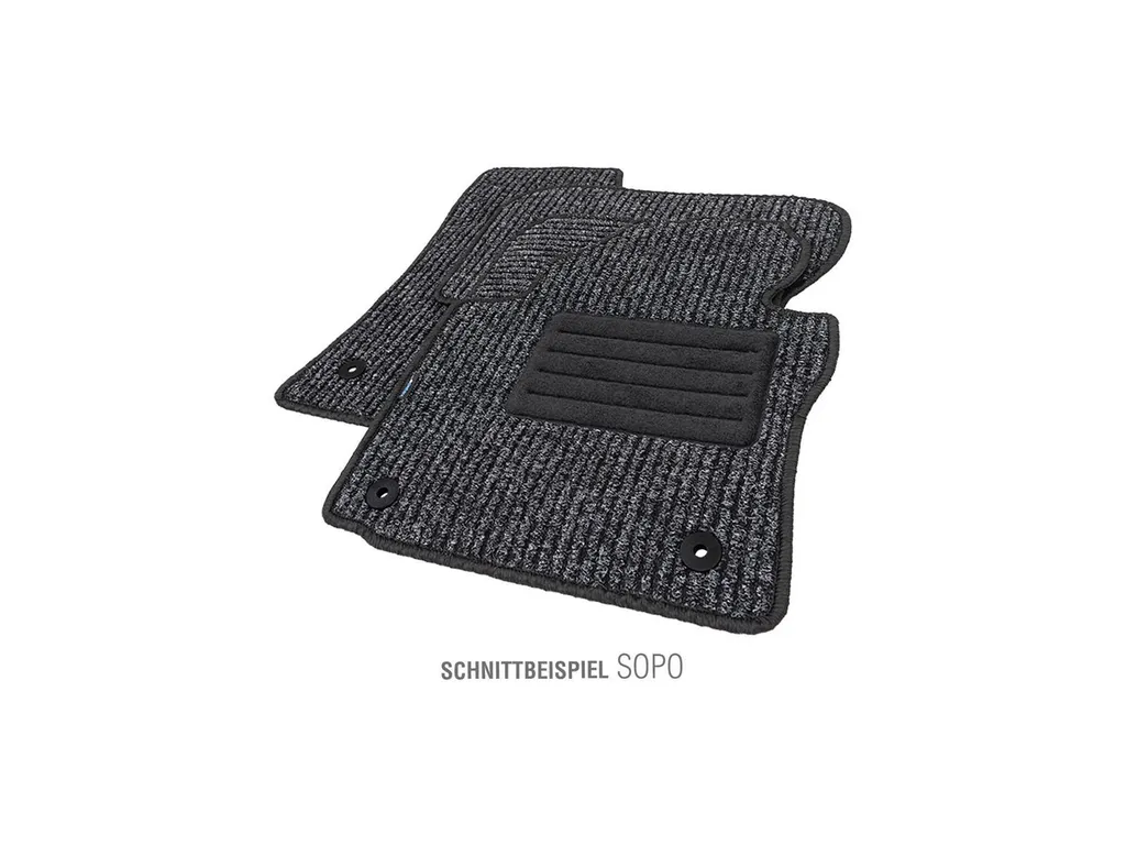 Zerbino PETEX SOPO Universale: Tappetini Gomma Auto Alta Qualità Taglia 3