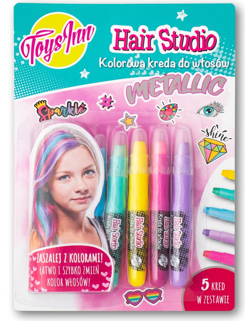 STNUX Kreide d/Haar metallisch 5 St. STN5928 95928