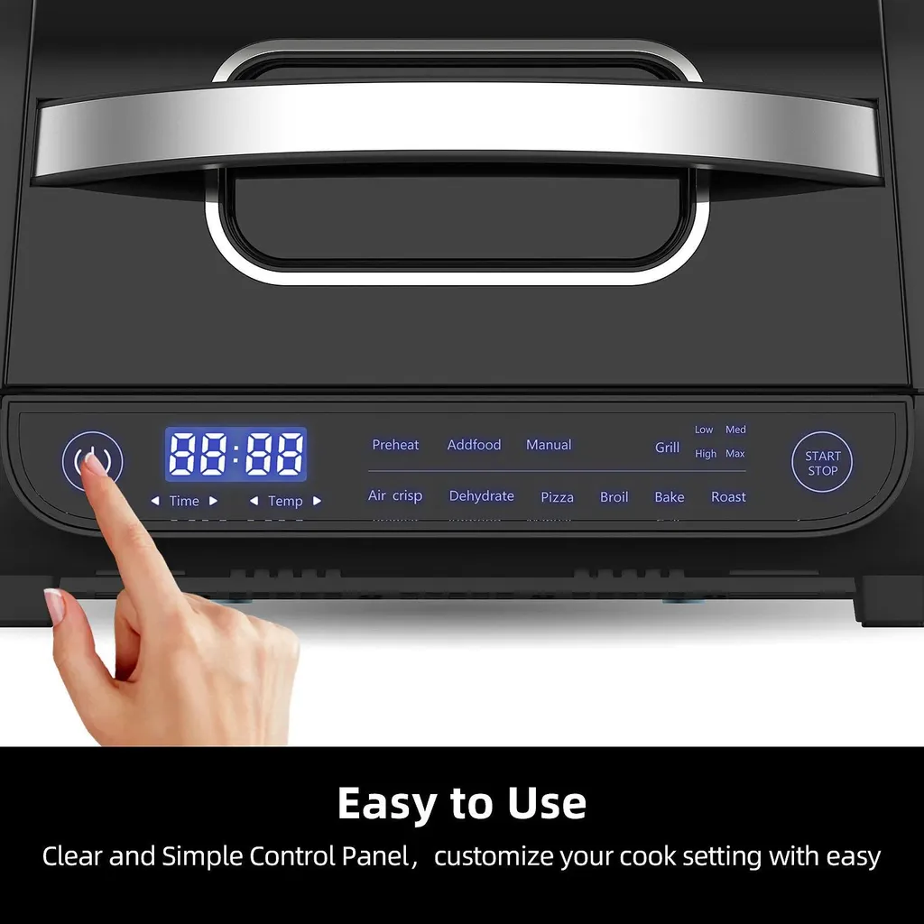 Airfryer 8L : Fini les odeurs de friture avec ce Grill Tactile en Inox