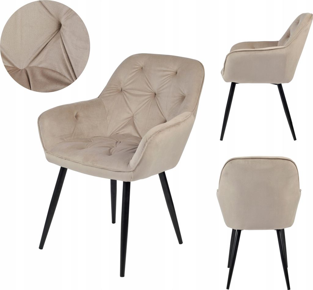 Ekspand | Sessel KING - Velours - Dunkelgrau - Modernes Design - Hochwertiger Komfort