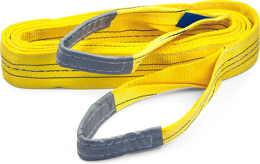Braca Sollevamento Gialla 3000kg 6m | Sicurezza Cantiere Certificata - 3