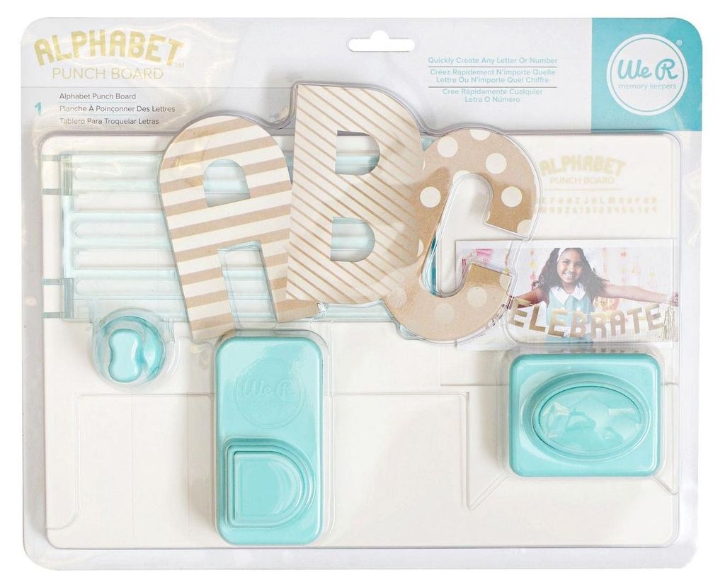 We R Memory Keepers | Alphabet Punch Board