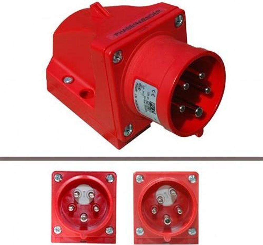 PCE Inverseur de phase - Fiche murale 16 A 5p 6h IP44 Image du produit 