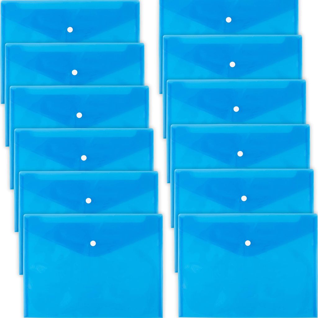 D.RECT 5530 12 Stück A4 | Dokumentenmappe mit Druckknopf | Produktbild 