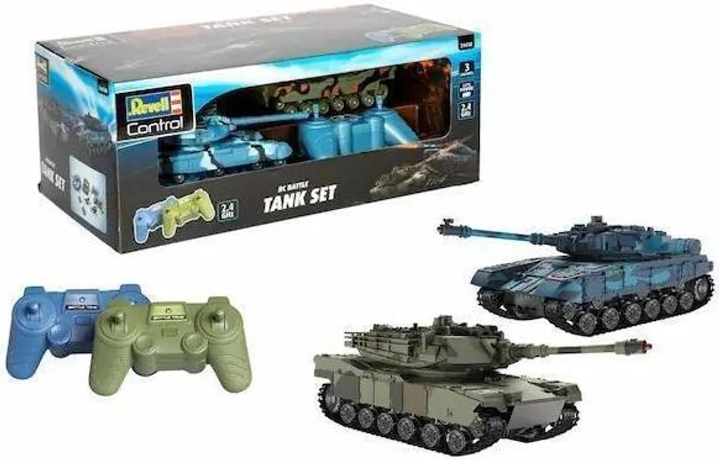 Char télécommandé Revell Battle Set 1:52 : Jeu de Combat de Chars RC - 2