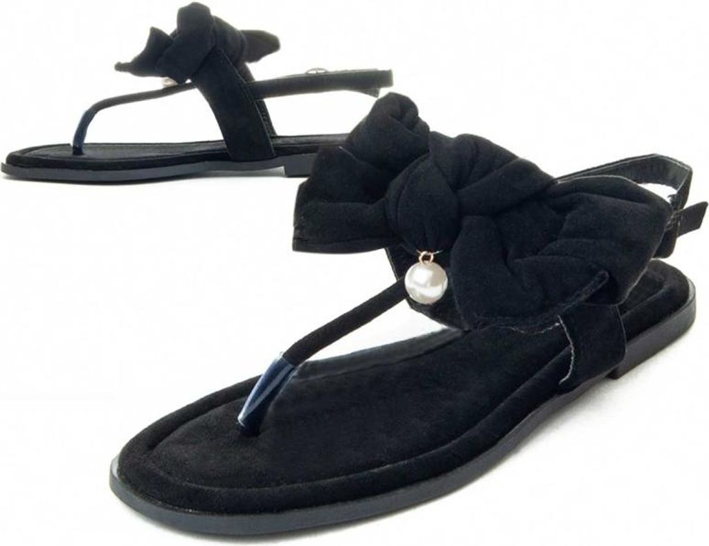 Montevita Flache Sandale Flipp4 Schwarz
