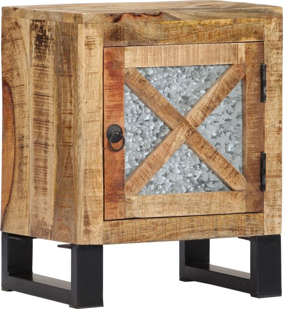 Nachttisch 40 x 30 x 50 cm Mangoholz Massiv