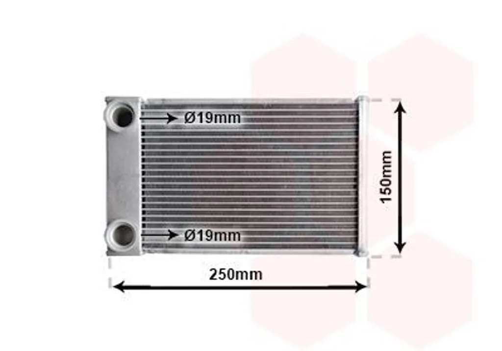 Radiateur de chauffage pour chauffage efficace OPEL Mokka et Trax I