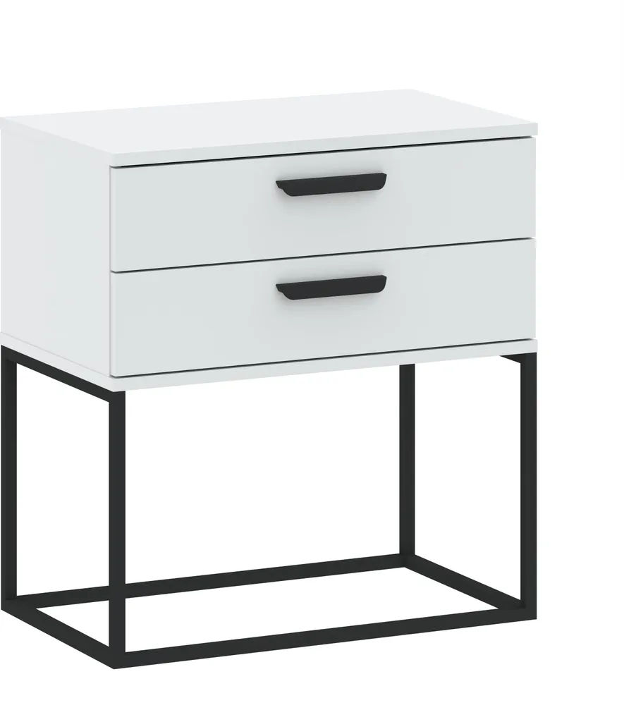 Comodino MARETA 5 Bianco per Bambini e Ragazzi: 5 Cassetti Sicuri