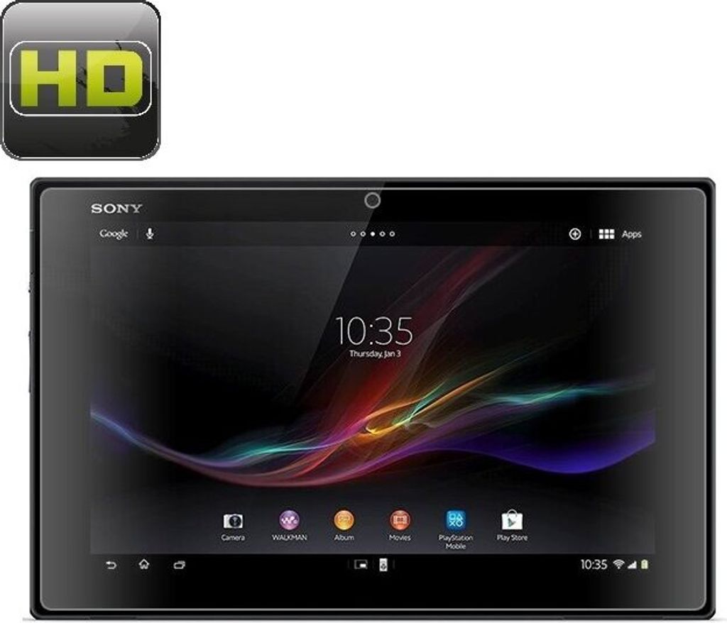 2x Schutzfolie für Sony Xperia Z Tablet Displayschutzfolie Displayfolie HD KLAR