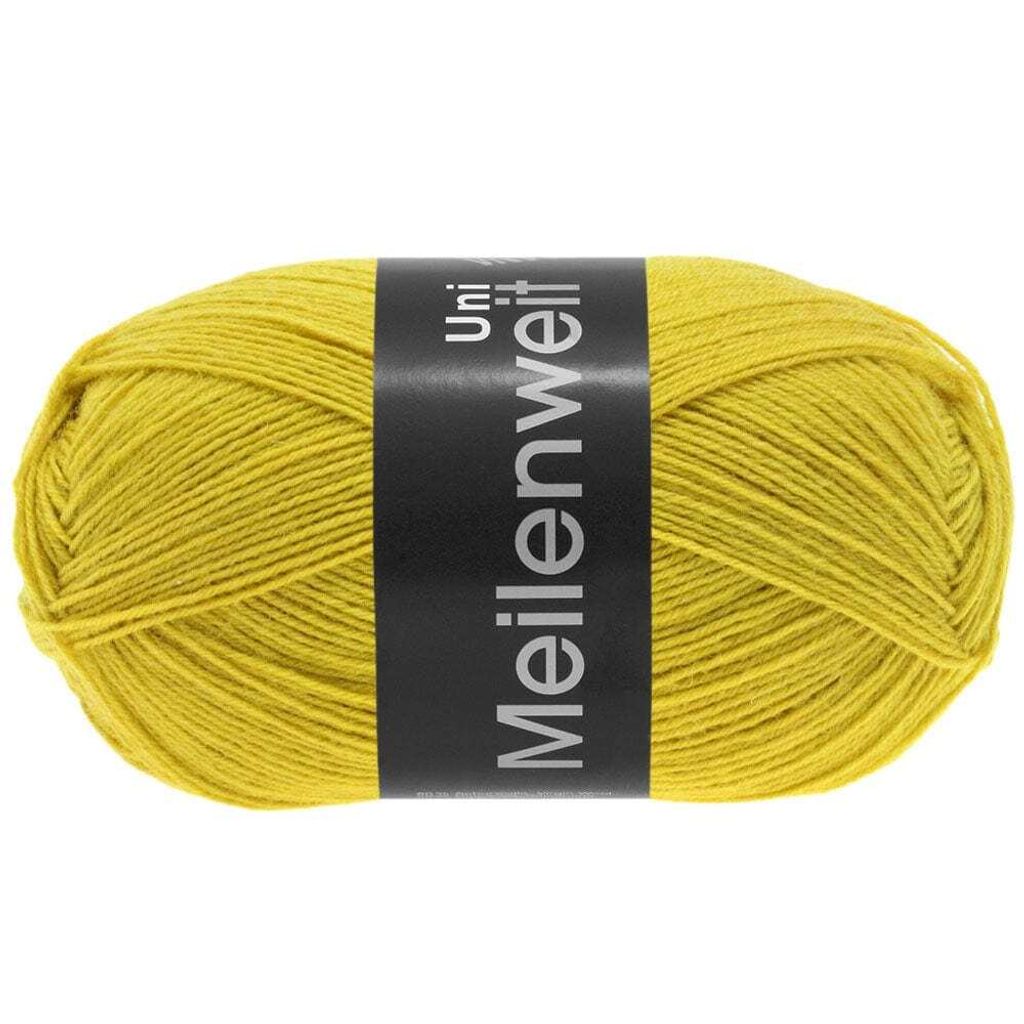 Lana Grossa Meilenweit 100 1370 Senfgelb 100g