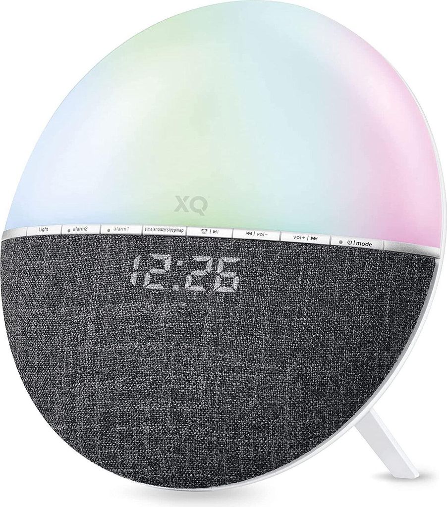 XQISIT Alarm Clock Sunrise Radiowecker Bluetooth Produktbild 