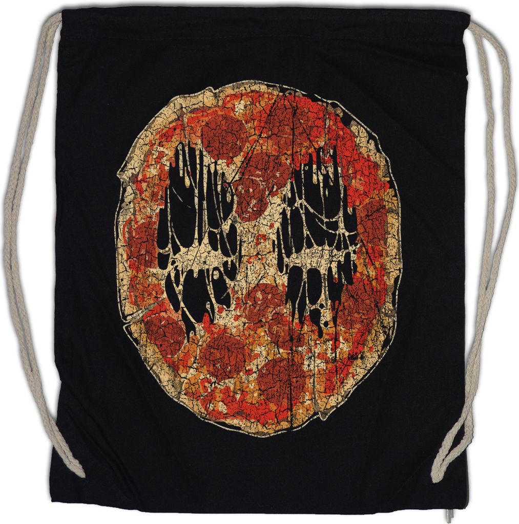 Urban Backwoods Dead Pizza Face, Turnbeutel, Farbe: Schwarz
