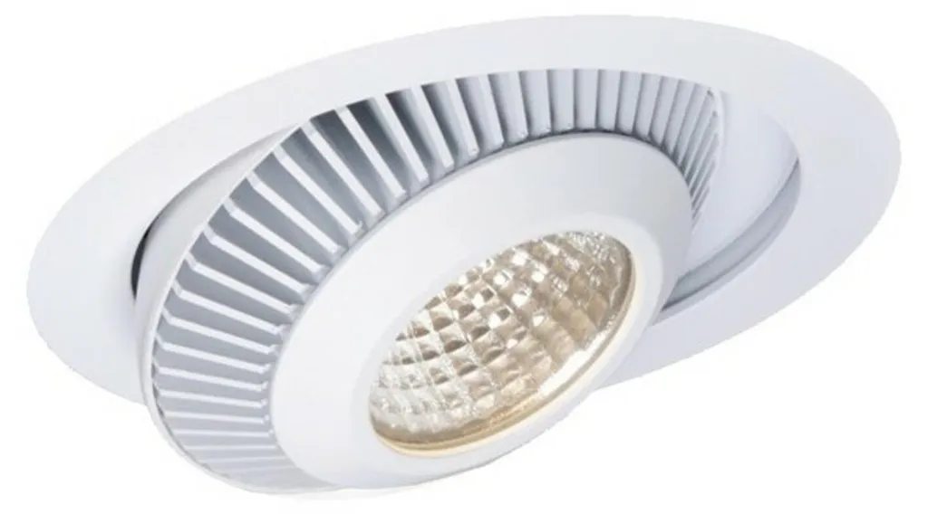 Luminaire encastré LED noir KOL BPM pour faux plafond moderne