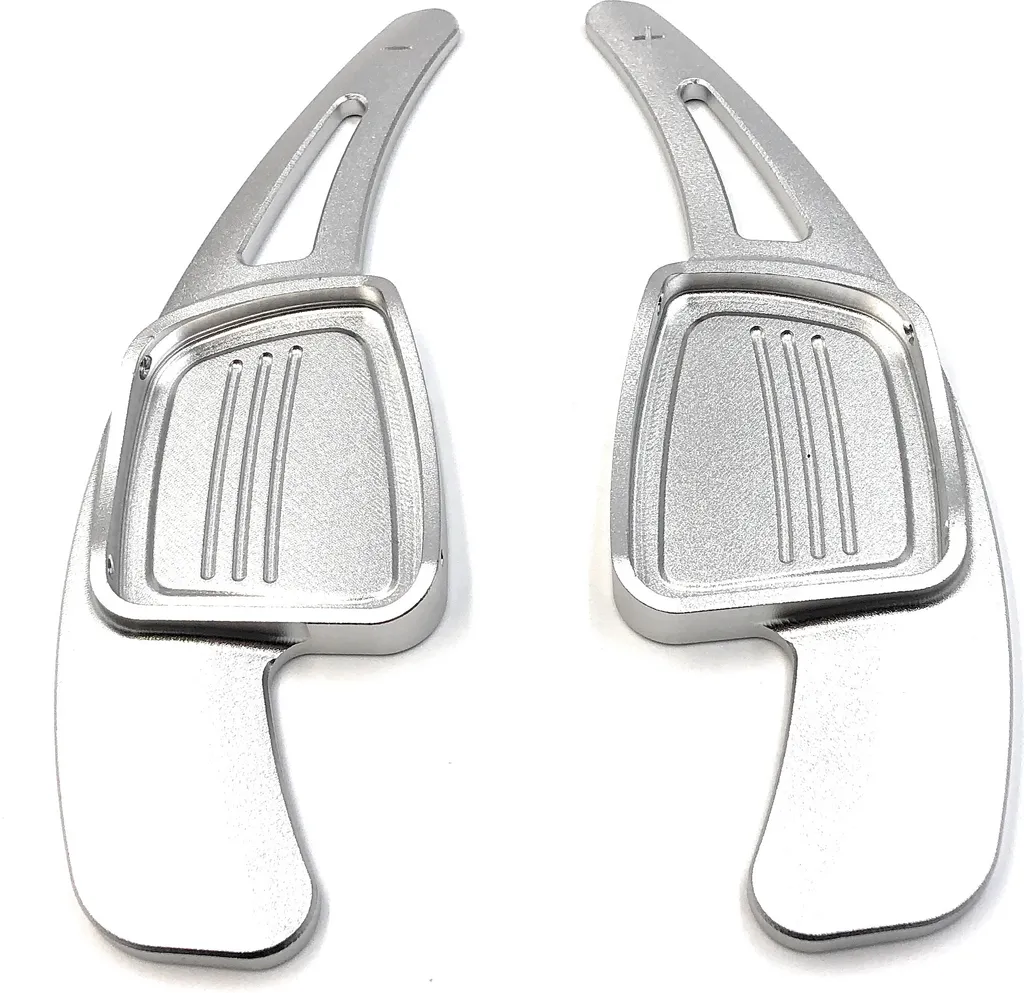 Onwomania paddle shifters Dsg Shift Paddle per A5 S5 SQ5, RS6, A3, S4, A4, S4, Q7, S6, A4, S3, Q2, TT, TTS 2016-2018 Argento