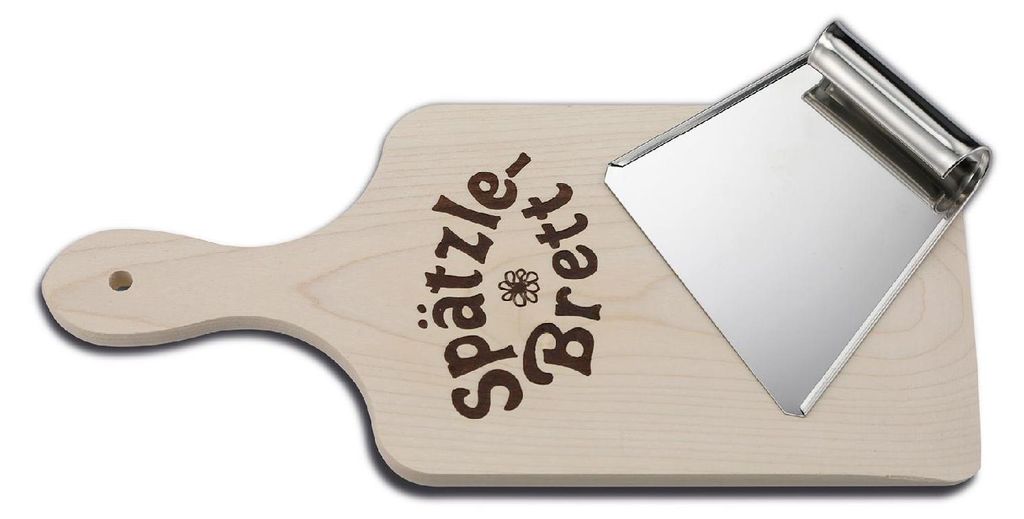 Karl Weis Spätzlebrett mit Schaber, Edelstahl, Holz, 31,5 x Produktbild 