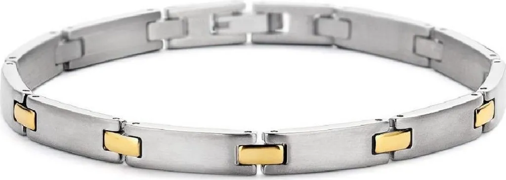 Bracelet masculin en titane bicolore Danish Design Auning IJ107B2
