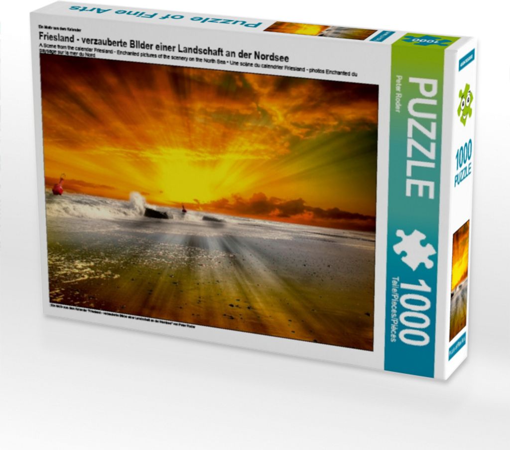 Calvendo Ein Motiv aus dem Kalender Friesland - verzauberte BIlder einer Landschaft an der Nordsee 1000 Teile Puzzle quer 640x480mm, Roder Peter; 7...