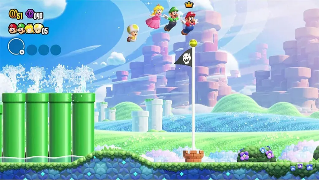Super Mario Bros. Wonder Switch, jeu de plateforme avec fleurs wonder - 2