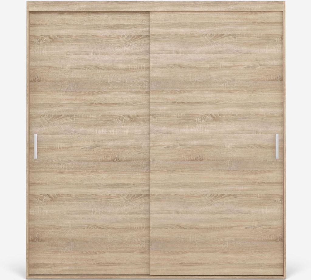 VIKK - Kleiderschrank Schiebeschrank, Schrank Skei - Wohnzimmer, Flur, Schlafzimmer - Garderobenschrank mit viel Stauraum - Schiebetürsystem, robu...