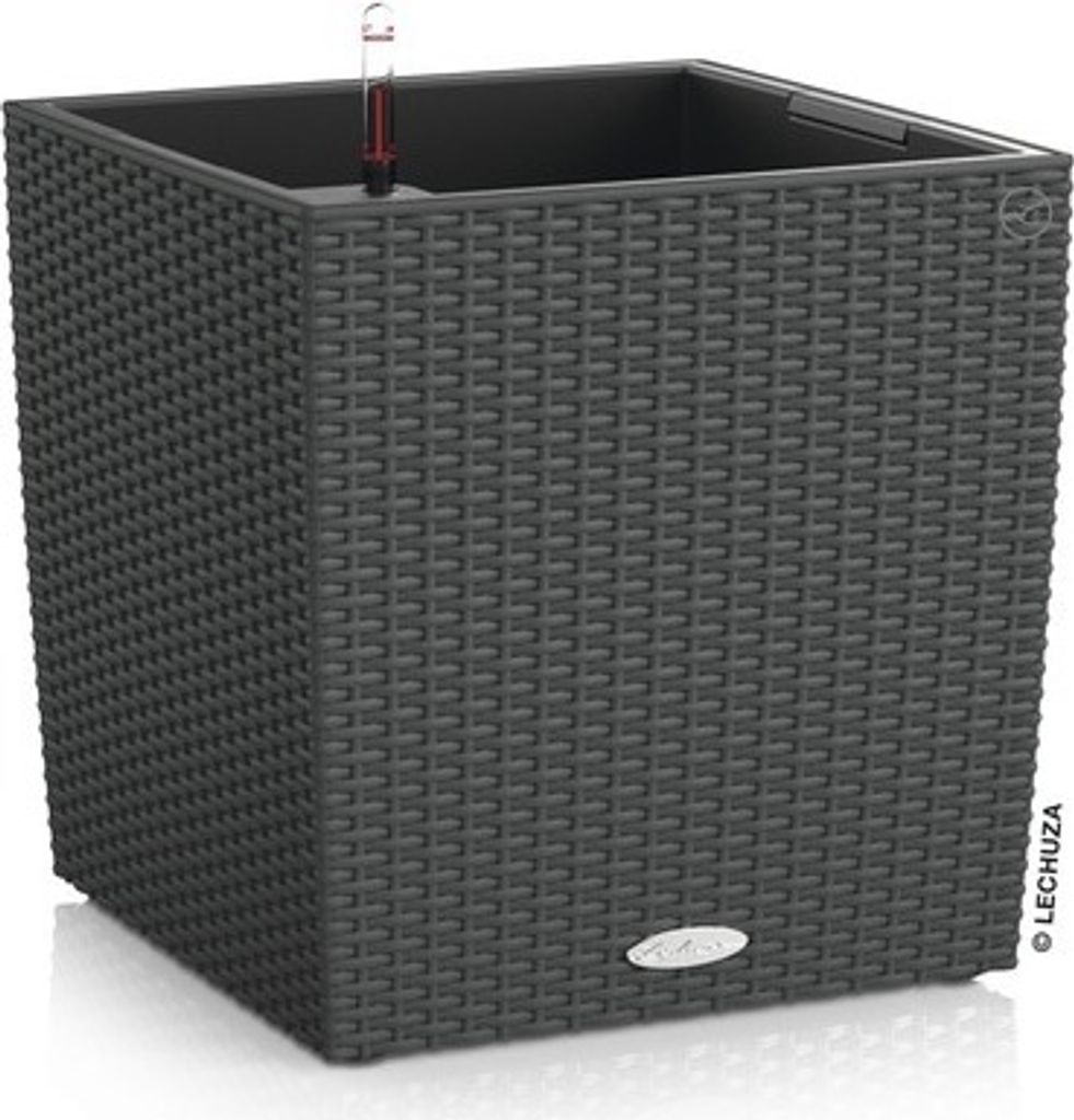 Kvetináč LECHUZA CUBE Cottage 30 granit | kvetináč so Obrázok produktu 