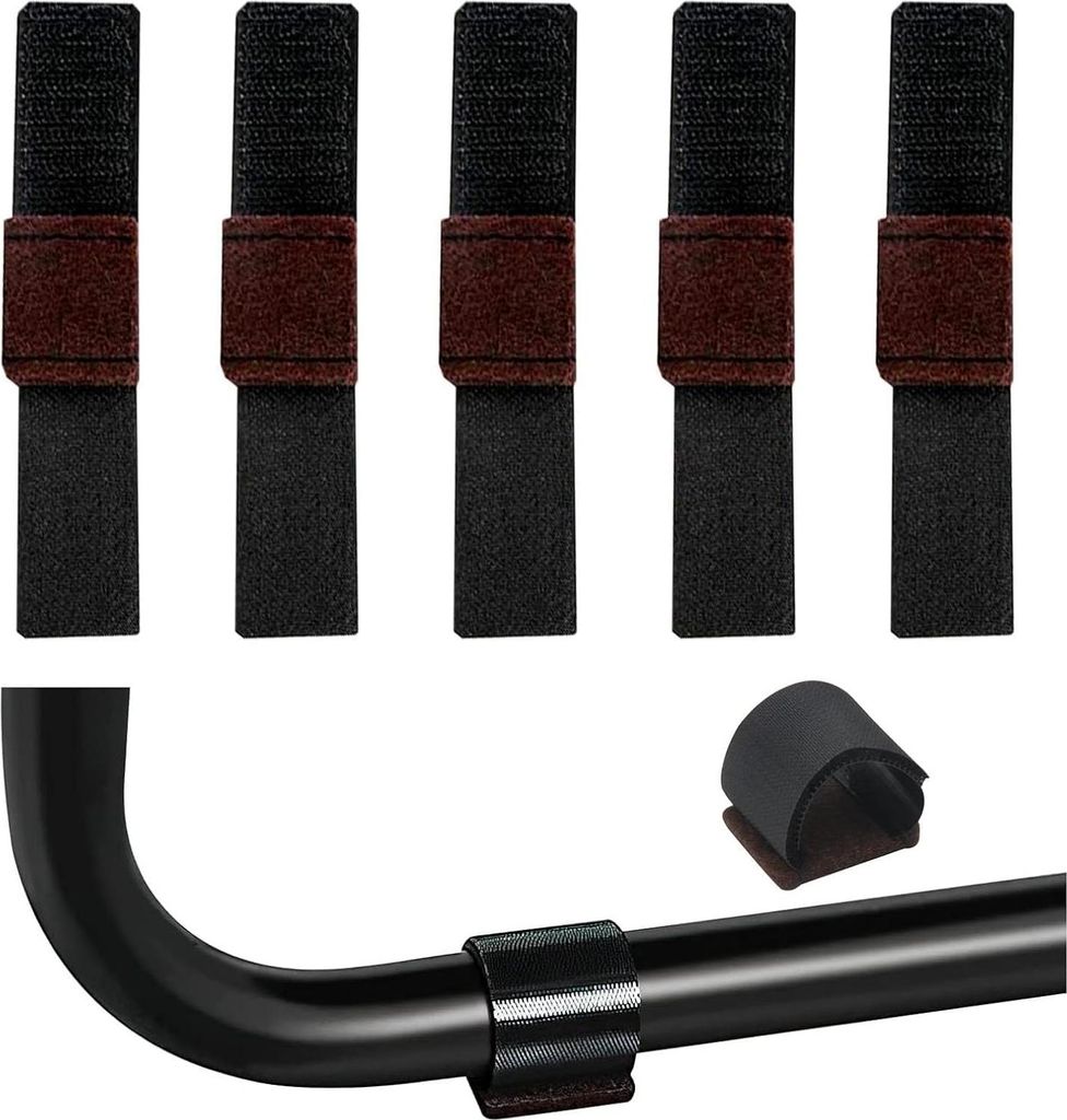 20Stück Bodenschoner für Stühle, Stuhlbeinschoner Klettverschluss, Seitenstühle Möbelfüße Schützt Hartholzböden, reduziert Geräusche