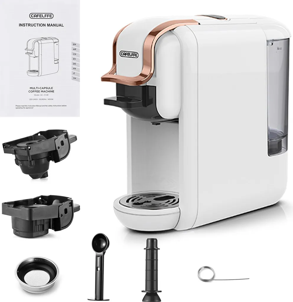 Machine à café programmable multi-dosettes idéale pour bureau