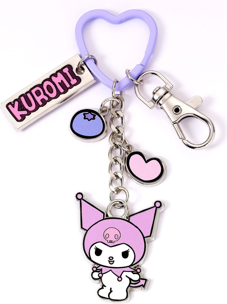 Portachiavi Hello Kitty con ciondolo Kuromi 15 cm Immagine del prodotto 