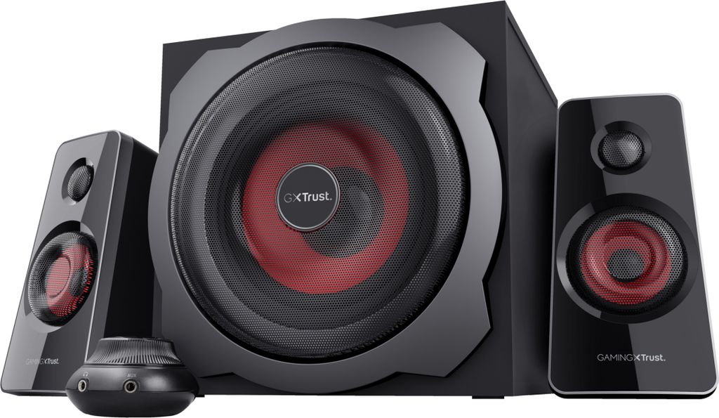 Trust GXT 38 2.1, 2.1 kan., 60 W, Uniwersalne, Czarny, 120 Zdjęcie produktu 