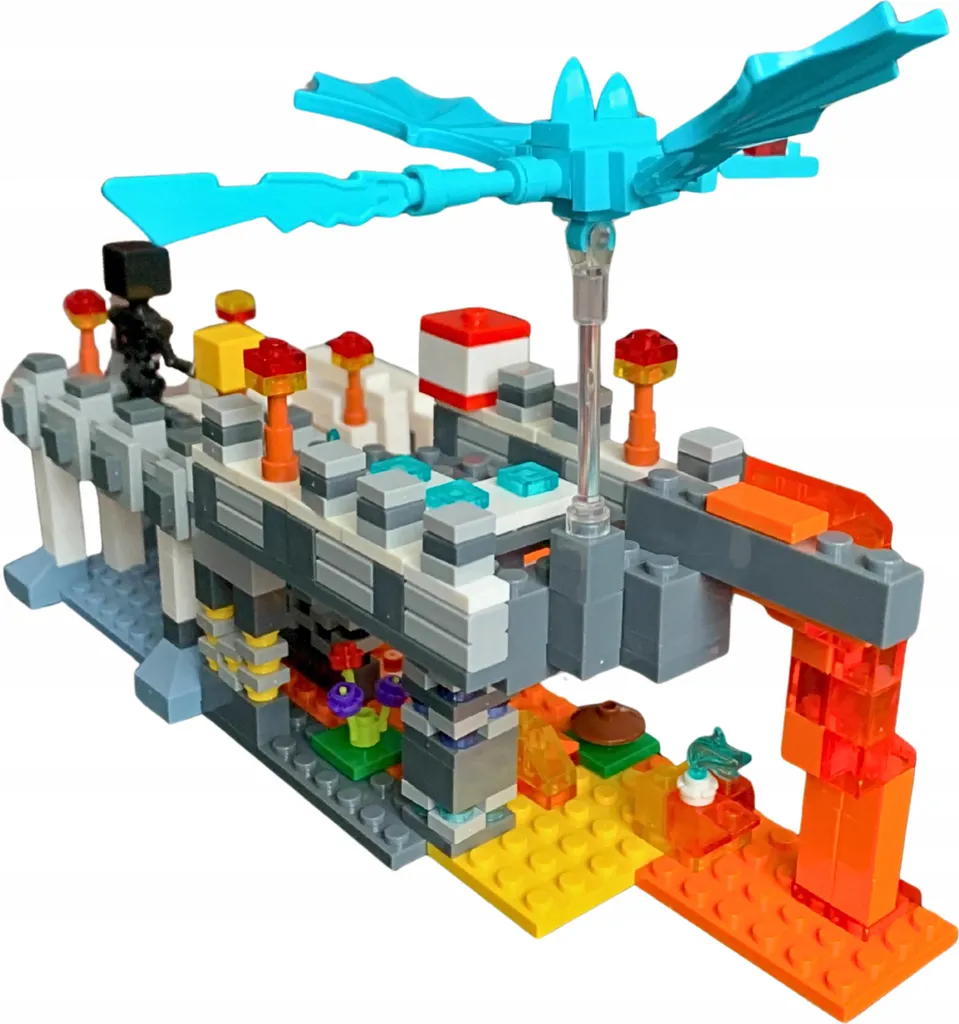 Forteresse Minecraft modulable 506 pièces avec détails authentiques - 7
