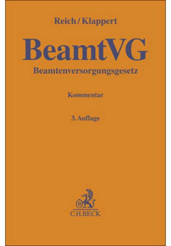 Beamtenversorgungsgesetz. BeamtVG