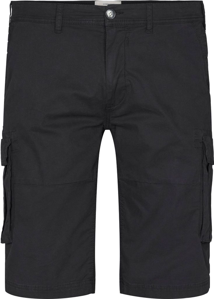 North 56 Denim Cargo Shorts in großen Größen, schwarz, INCH Größen:58