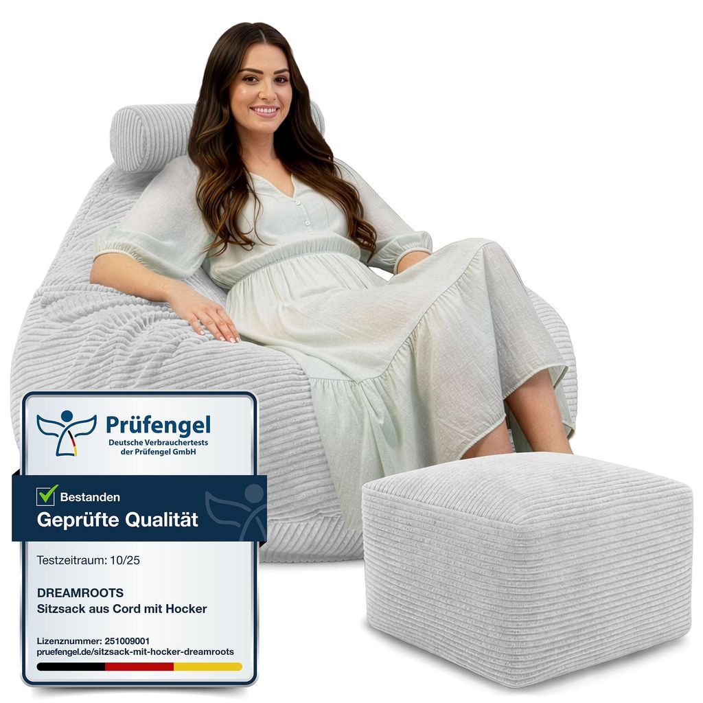 Dreamroots, puf, Bean Bag 90x90x100 cm, puf s výplňou, s Obrázok produktu 