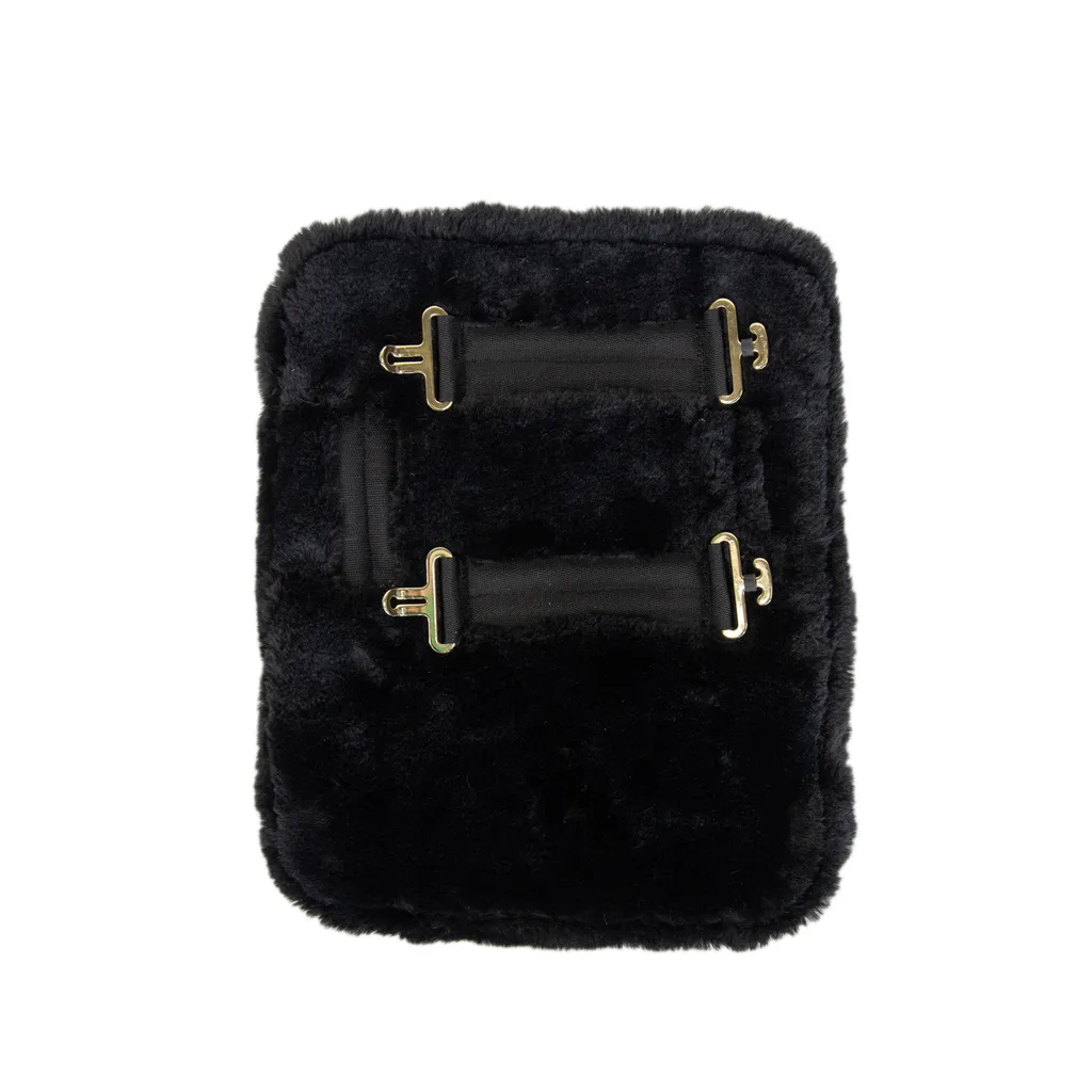 Rallonge de Poitrail pour Couverture Cheval Kentucky Vegan en Noir