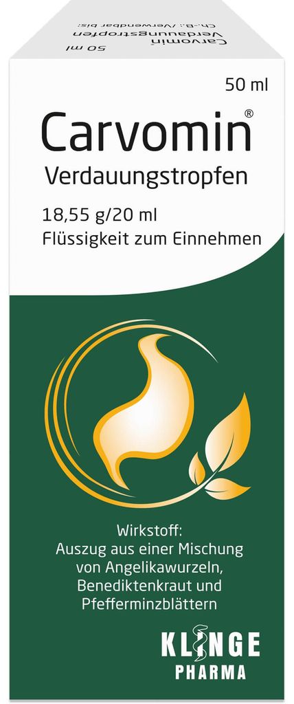 Carvomin Verdauungstropfen, 50 ml Lösung Produktbild 