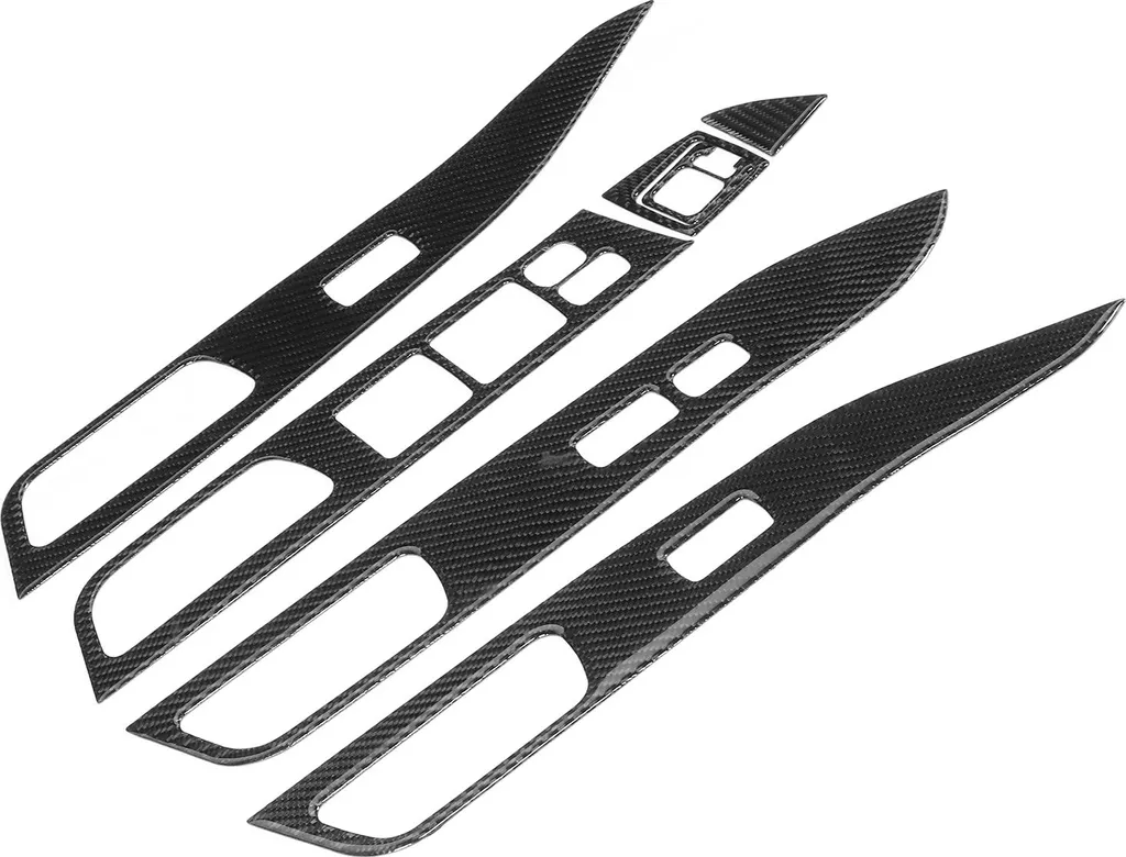 Copertura Pannello Vetro Mitsubishi Lancer Carbon Fiber 7pcs 08-16